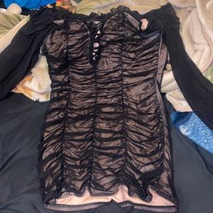 Fashion Nova Maura Mesh Dress 3XL